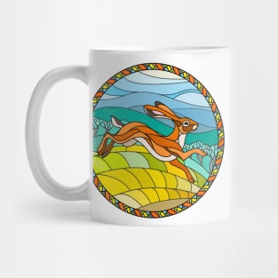 Hare In Glass Mug